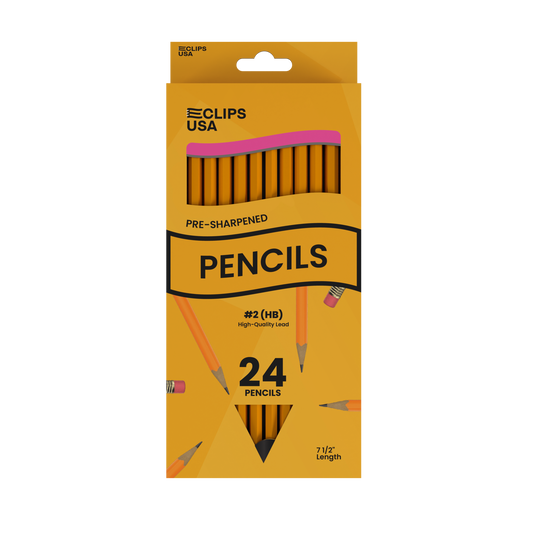 16724: #2 Pre-Sharpened Pencils, Pack of 24