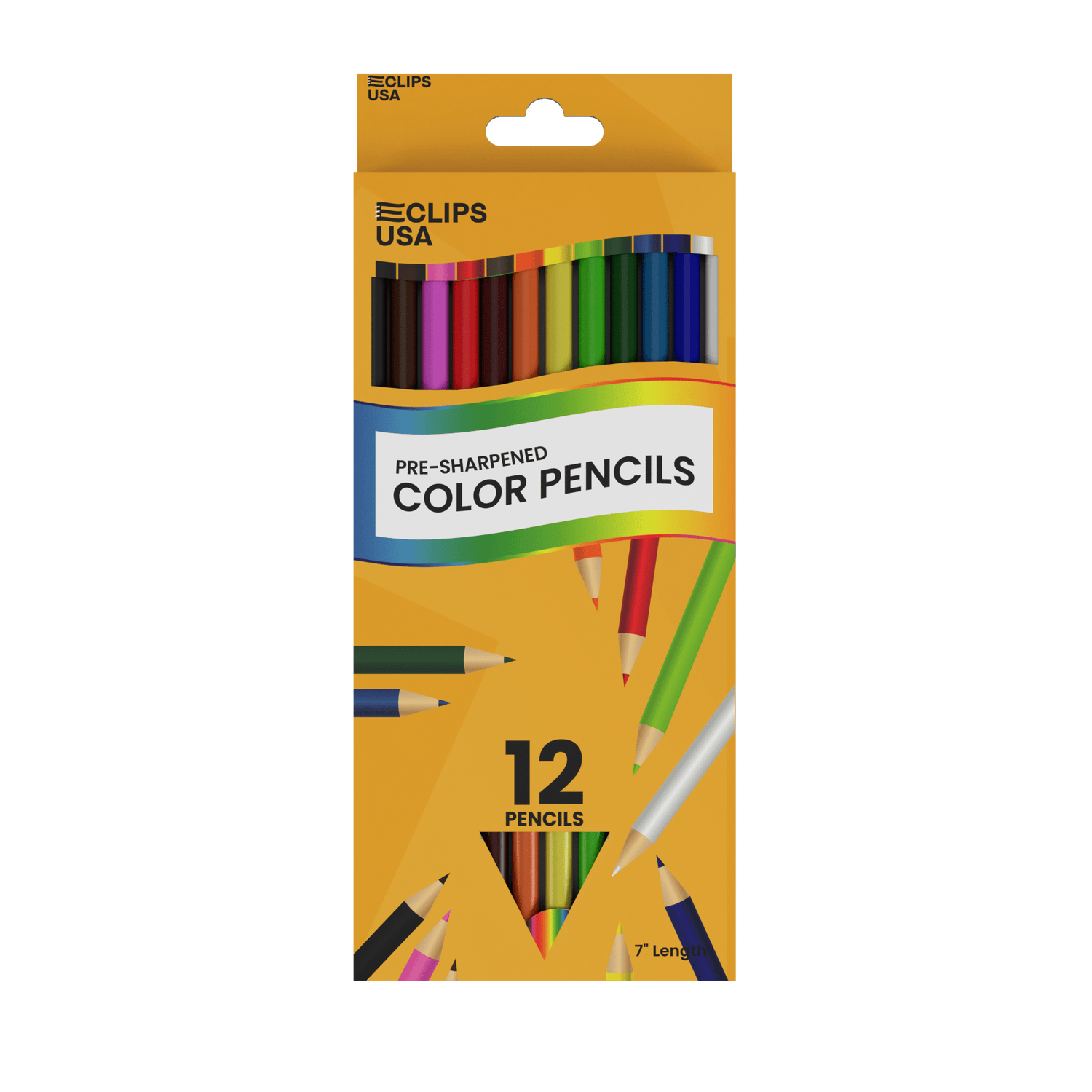 Front facing image of Colored Pencils.