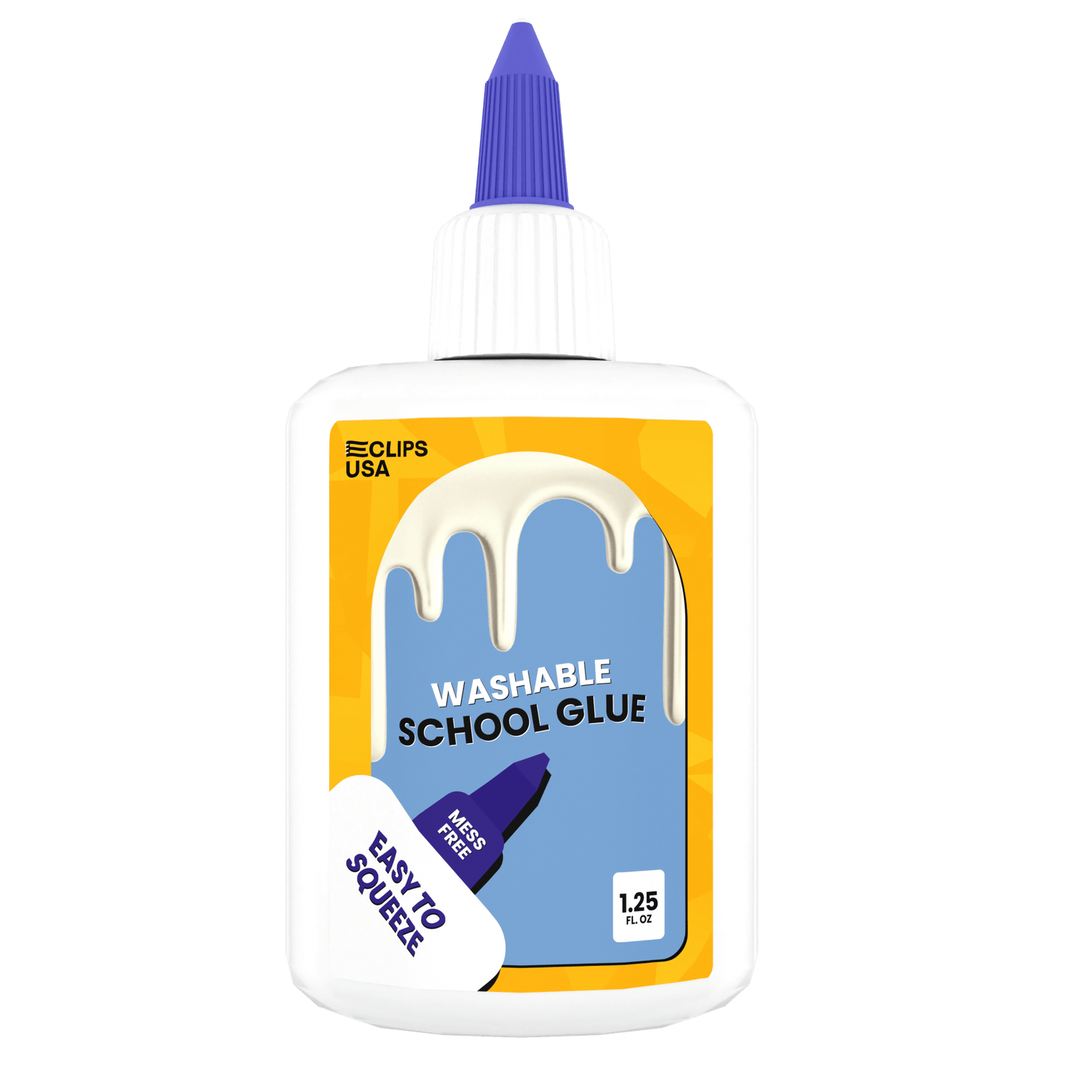 Front facing image of Washable School Glue.