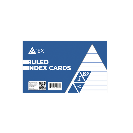 19100: Index Cards, Pack of 100