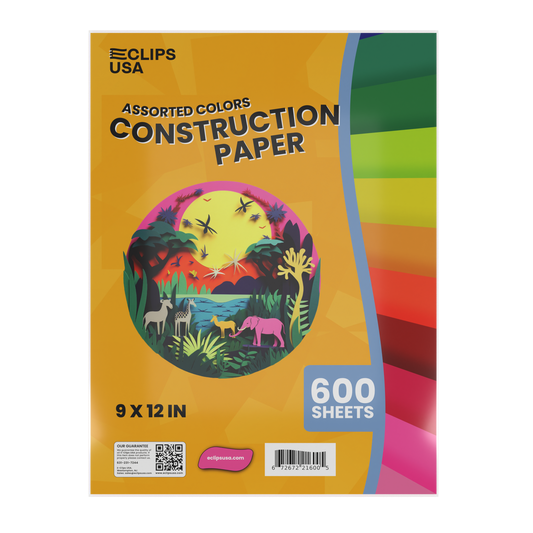 21600: Construction Paper, 9X12, 600 Sheets