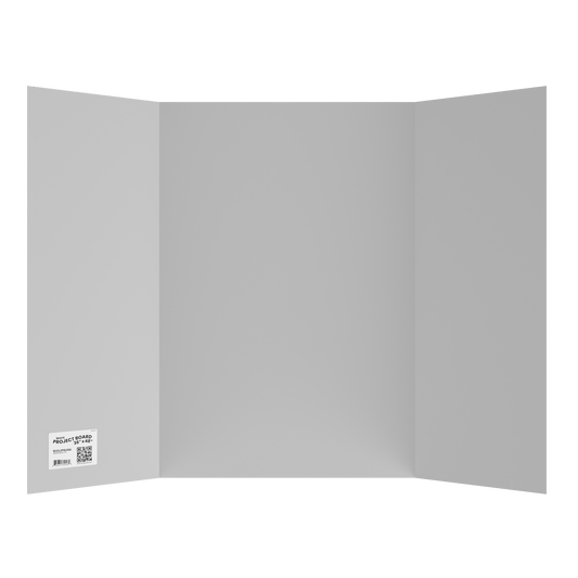 White Project Display Board - 36 X 48 Inches, Perfect for Presentations and Projects, White