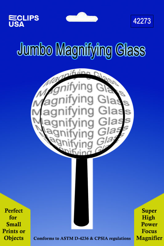 42273: 4-Inch Black Magnifying Glass