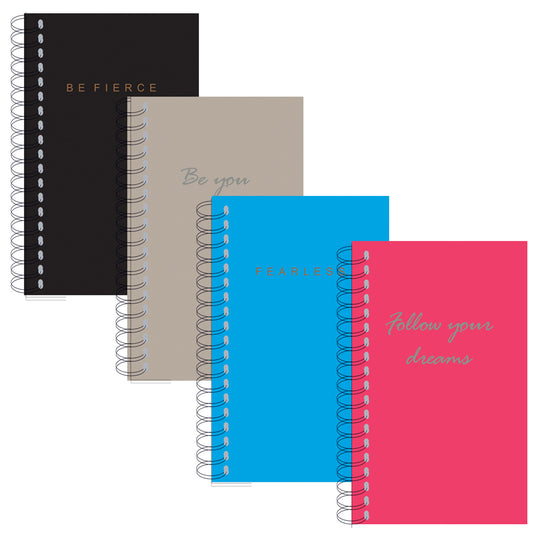 44681:  Inspirational Journal - 80 Sheets, Assorted Colors, 6x8.5