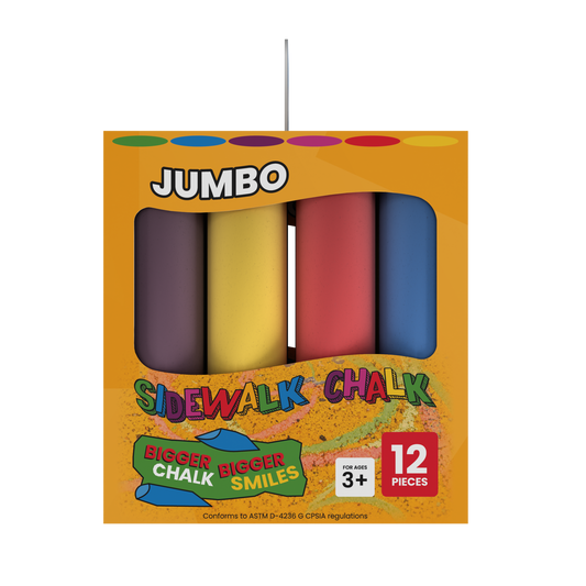 55898: Jumbo Chalk Set - 12 Pack