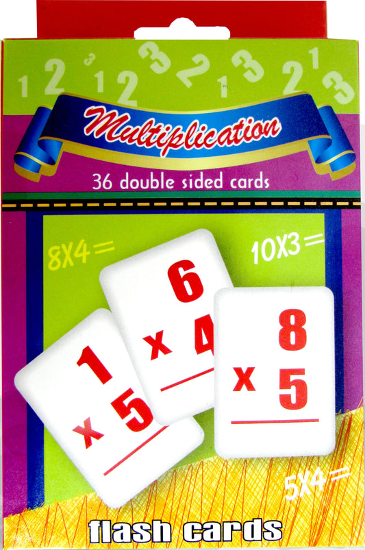 59114: Flash Cards, Multiplication, 36 Cards