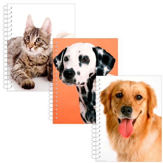 02326: Spiral Animal Notebook 5.5x4 - 200 Sheets