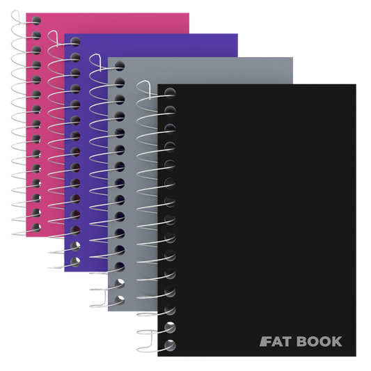 48 BOOKS: Fat Spiral Notebook - Pressboard Cover