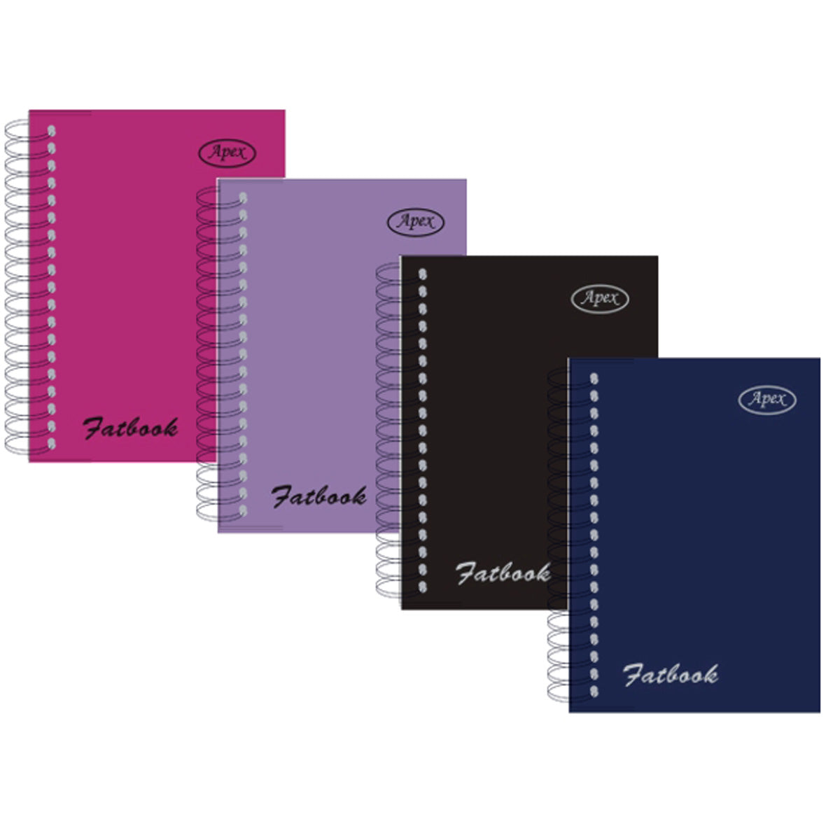 02466: Spiral Notebook 5.5x4- 200 Sheets, Assorted Colors