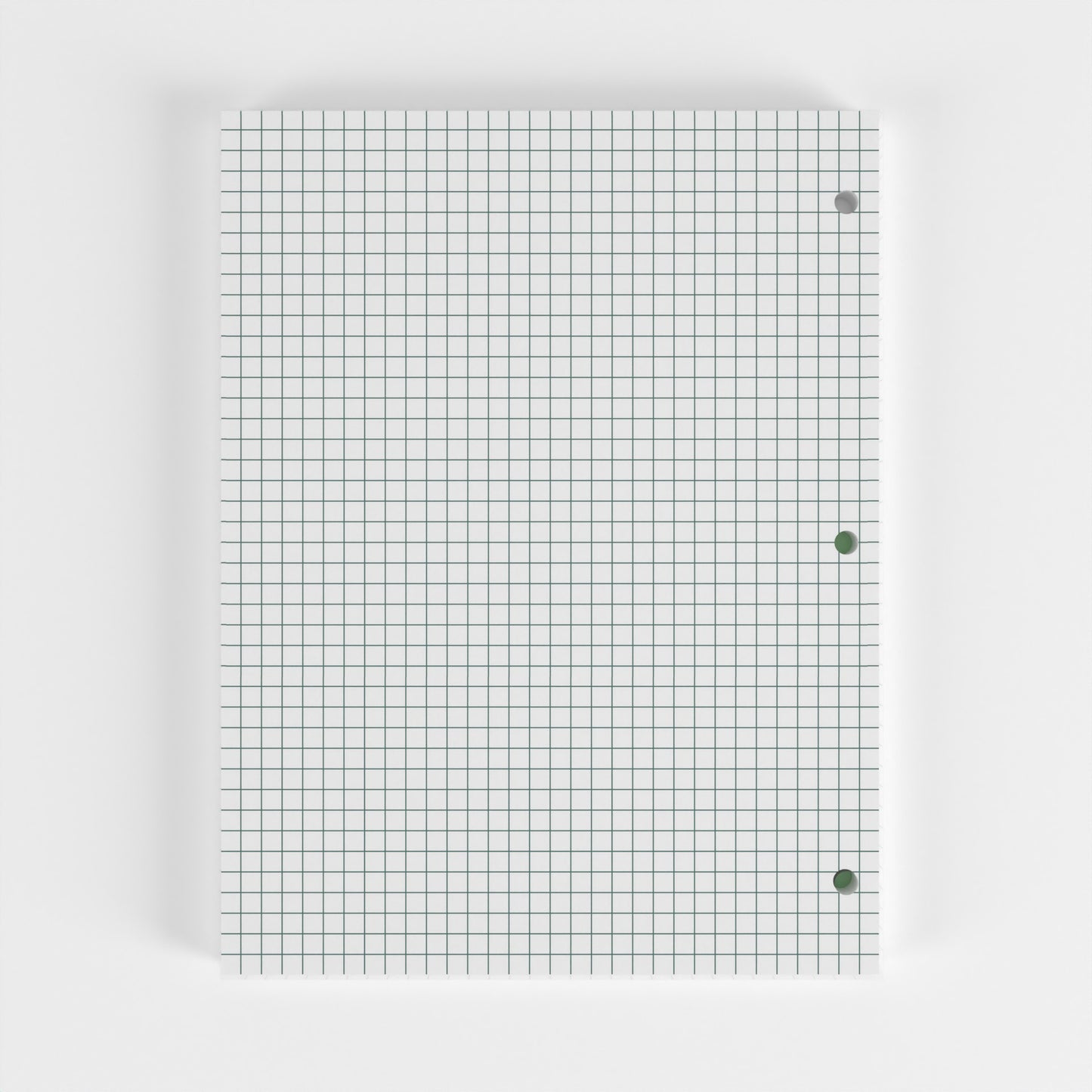 Quad-Ruled Filler Paper - White Loose-leaf, Fits Standard 3-Ring Binder, 100 Sheets