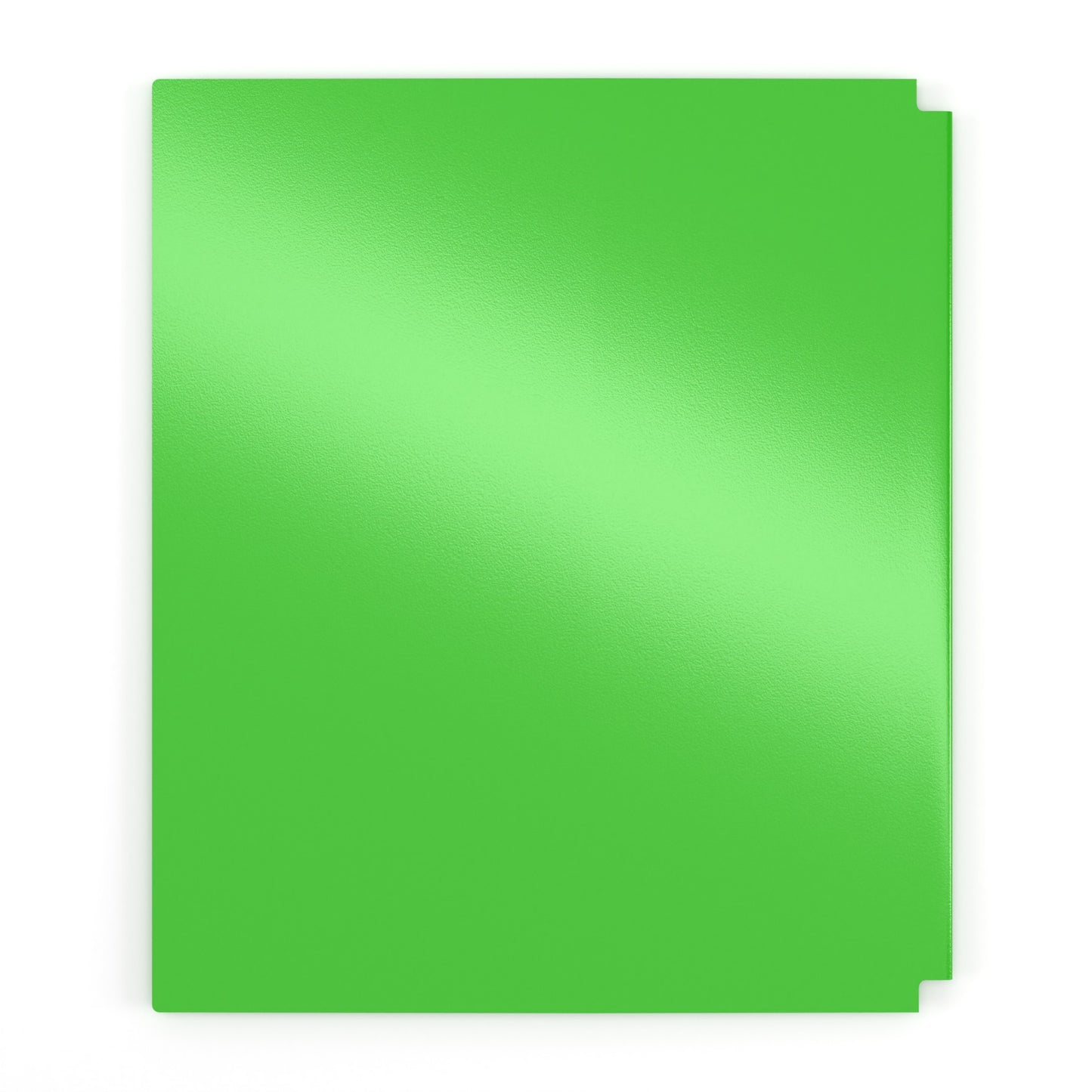 Green Poly Pocket Folder - 2-pockets With Business Card Slots