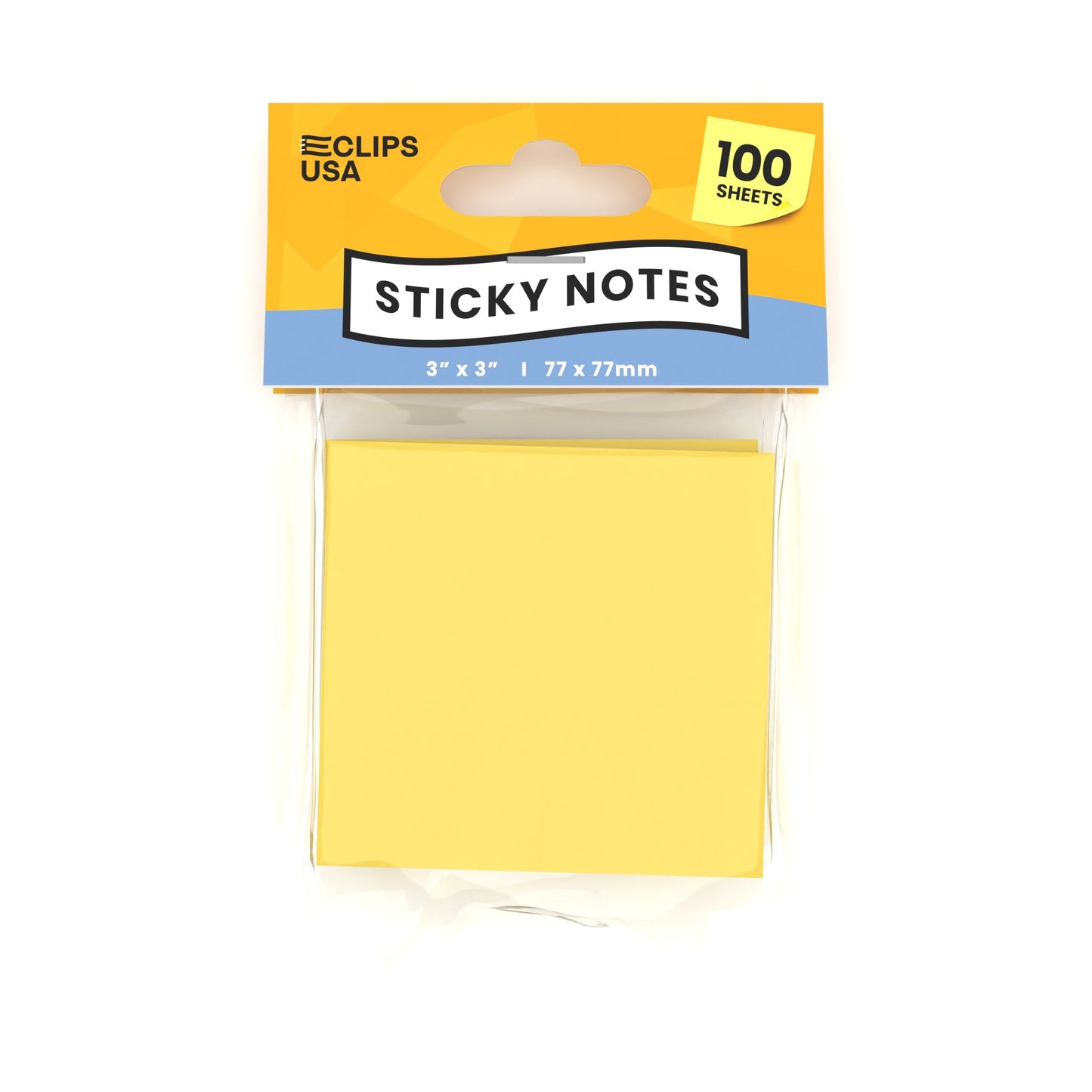 Yellow Sticky Notes - 3 X 3 Inches, 100 Sheets