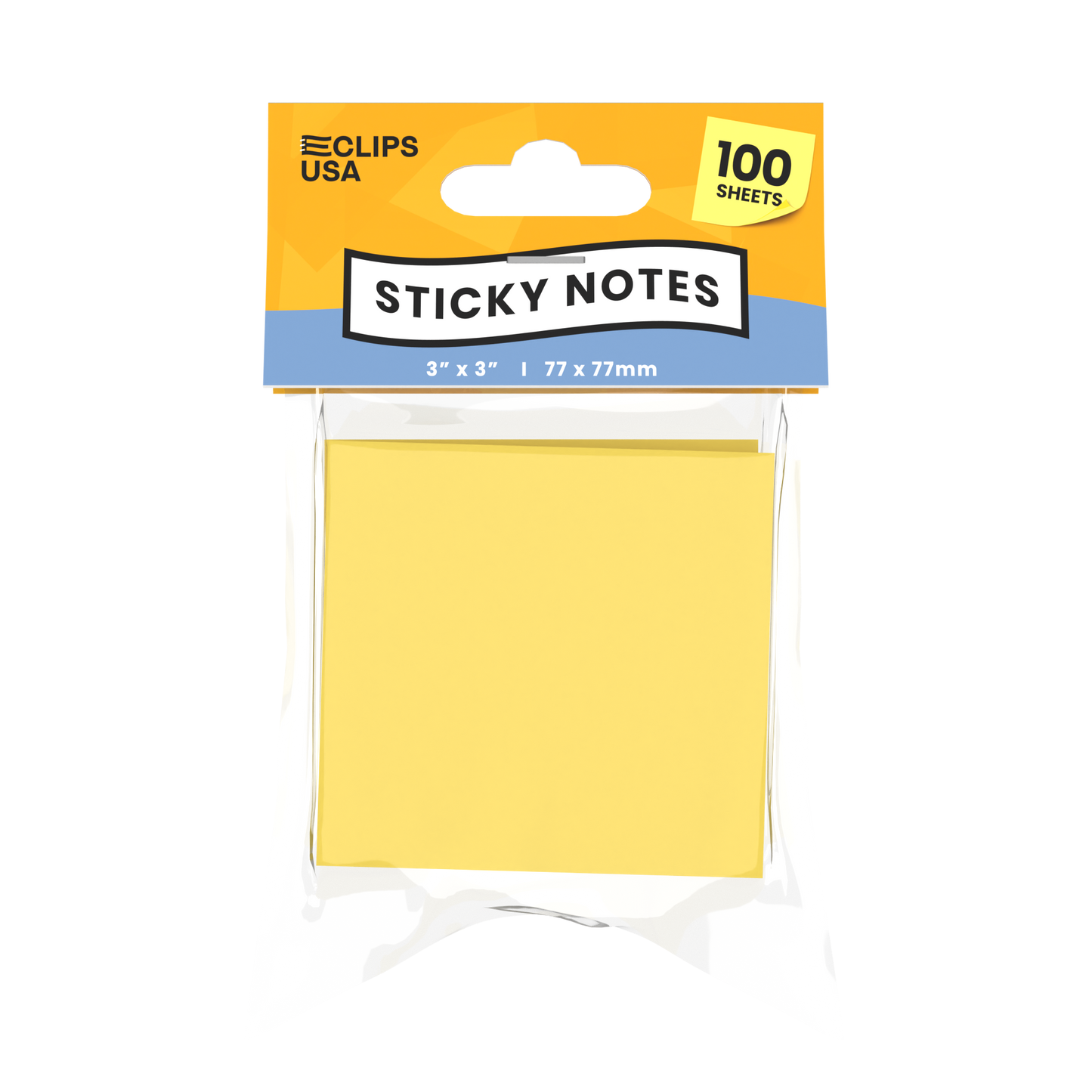 Yellow Sticky Notes - 3 X 3 Inches, 100 Sheets