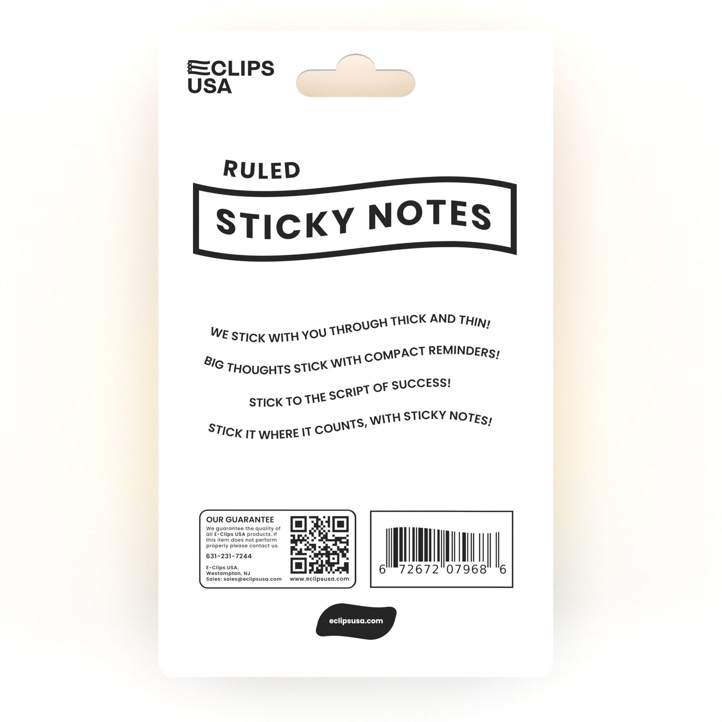 Yellow Ruled Sticky Notes - 3 X 3 Inches, 150 (3 Pads Of 50) Sheets