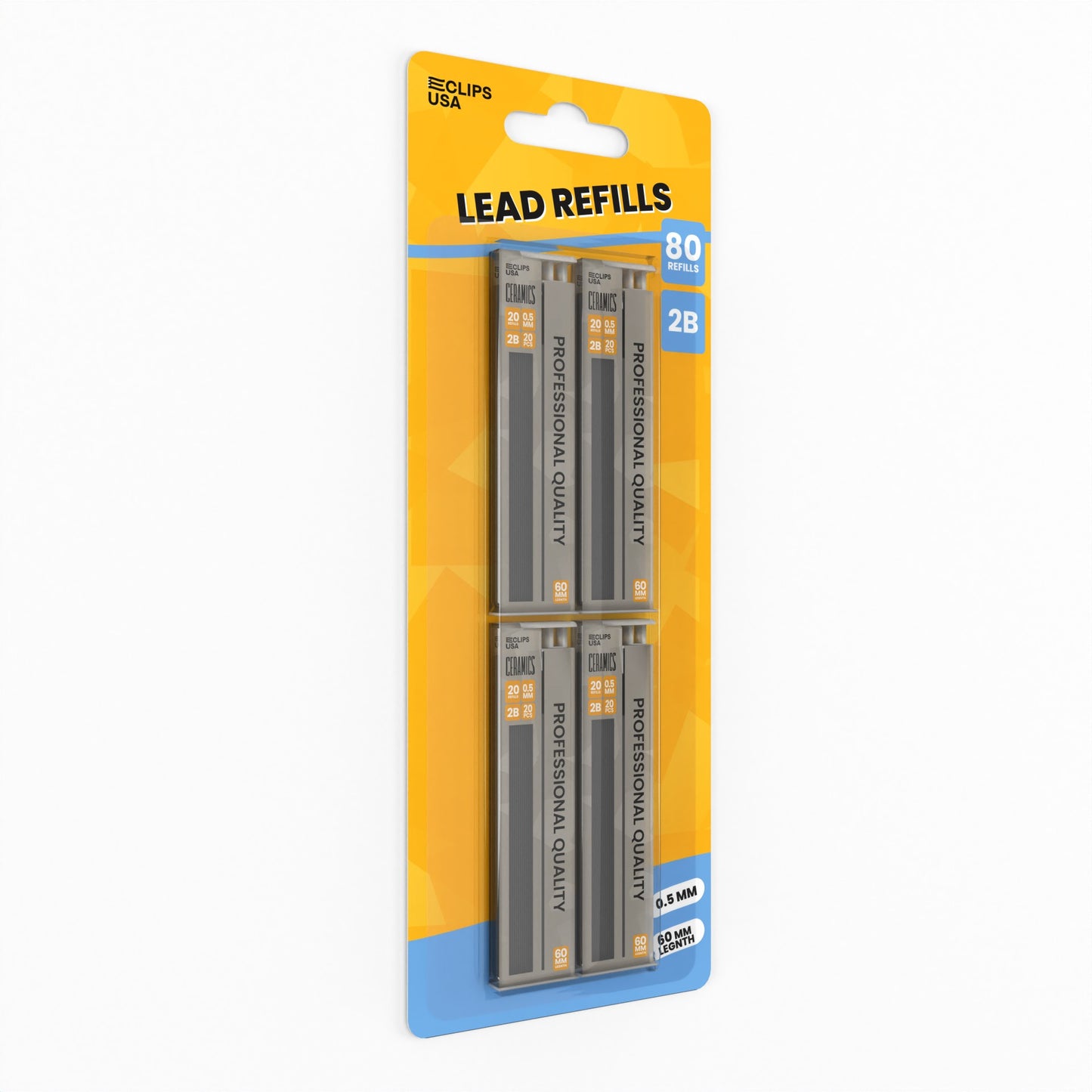 Mechanical Pencil Lead Refill - 80 Refills (4 Packs Of 20), 0.5 Mm