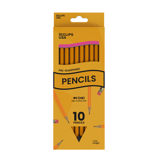 16710: #2 Pre-Sharpened Pencils, Pack of 10