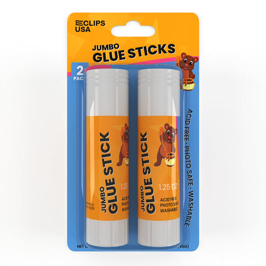 72 UNITS: Jumbo Glue Sticks - All-purpose, Washable, Safe For School