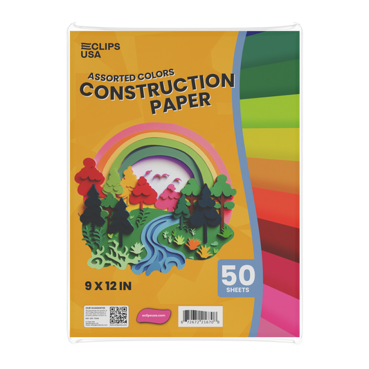 21670: Construction Paper, 9x12, 50 Sheets