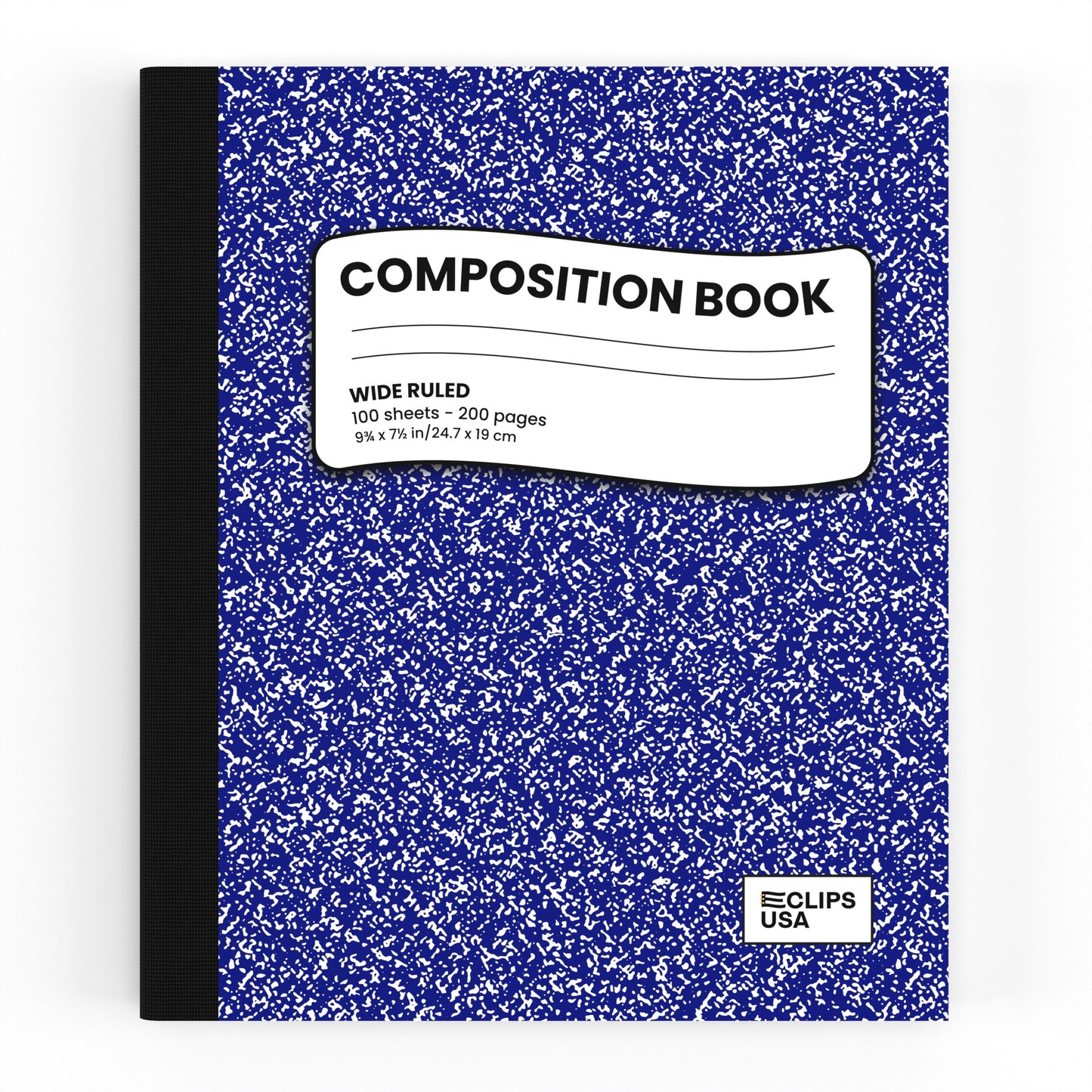 Blue Marble Composition Notebook - Wide-ruled, 7.5 X 9.8 Inches (B5), 100 Sheets