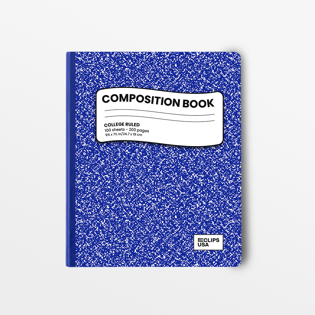 22132: Blue Marble Composition Notebook, Wide-Ruled, 100 Sheets