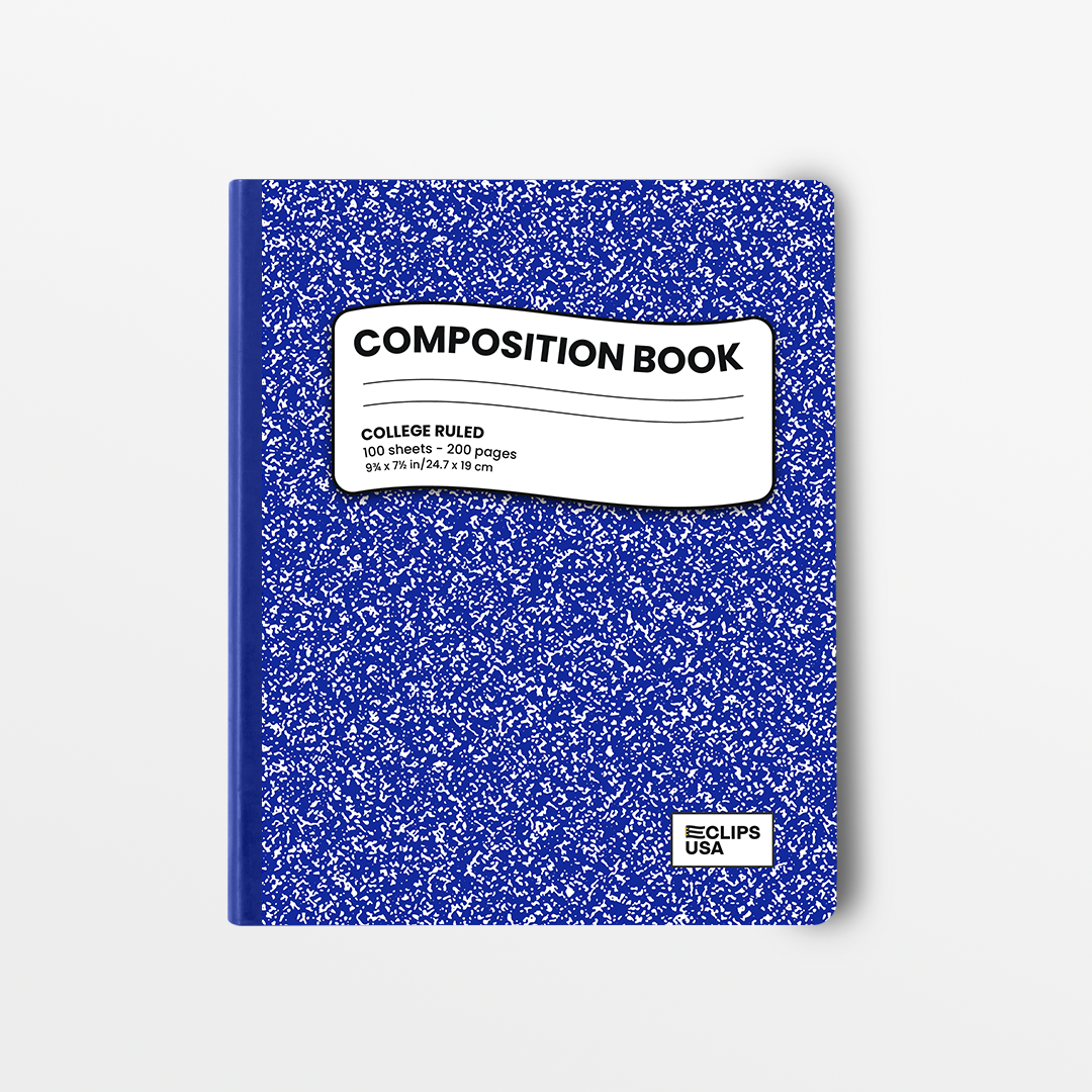 Notebook Compiled Blue Marble Composition Notebook in Bulk – E-Clips USA