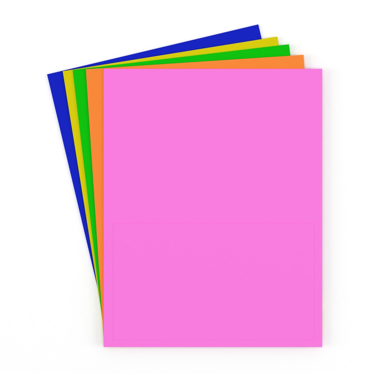 Assorted Neon Poster Boards - 11 X 14 Inches, 5 Pack