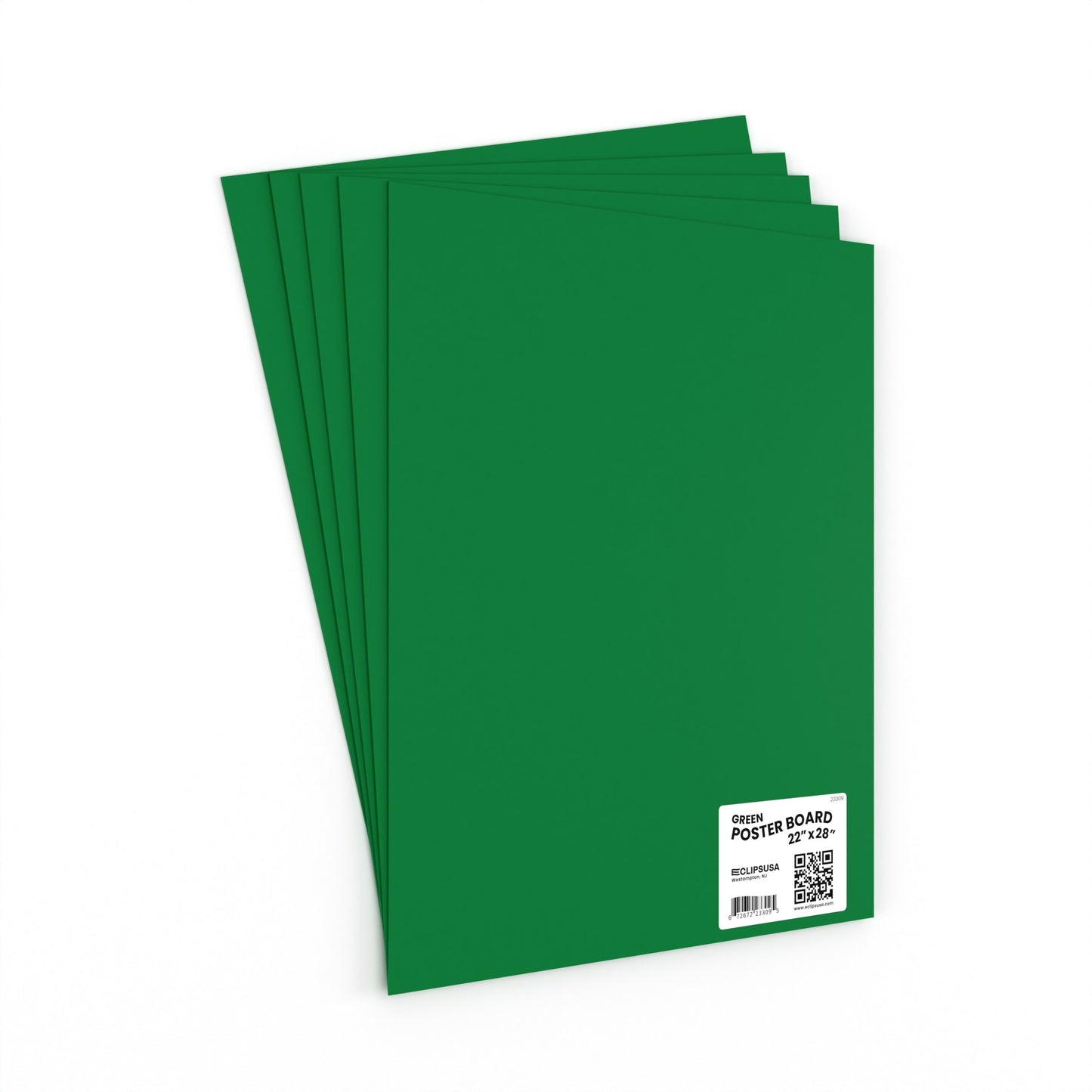 Large Green Poster Boards - 22 X 28 Inches