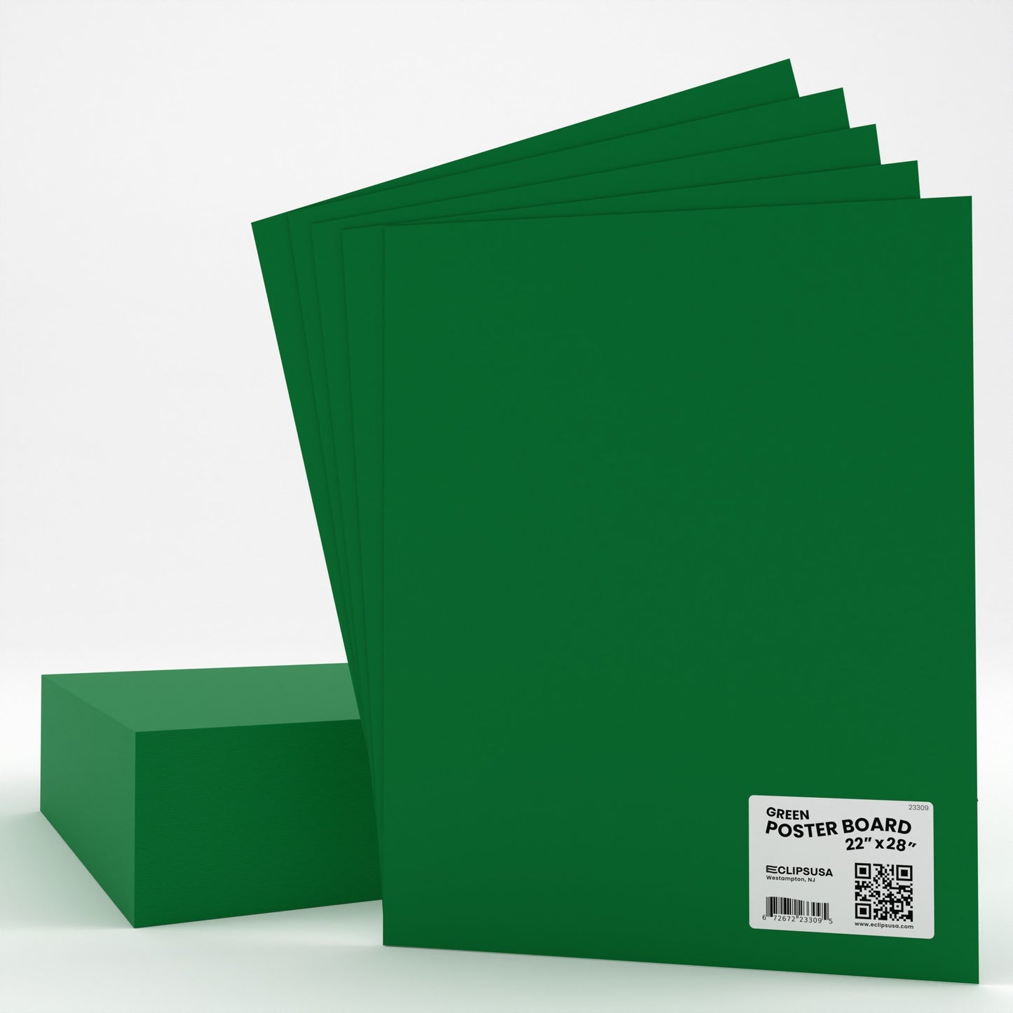 Large Green Poster Boards - 22 X 28 Inches