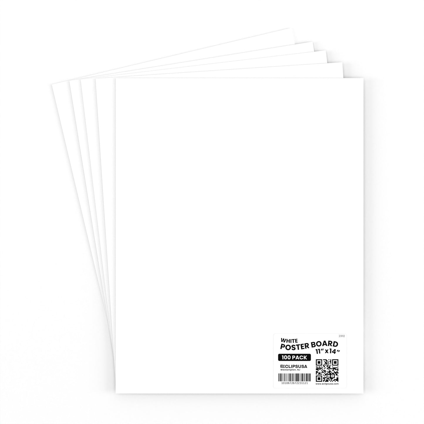 White Poster Boards - 11 X 14 Inches