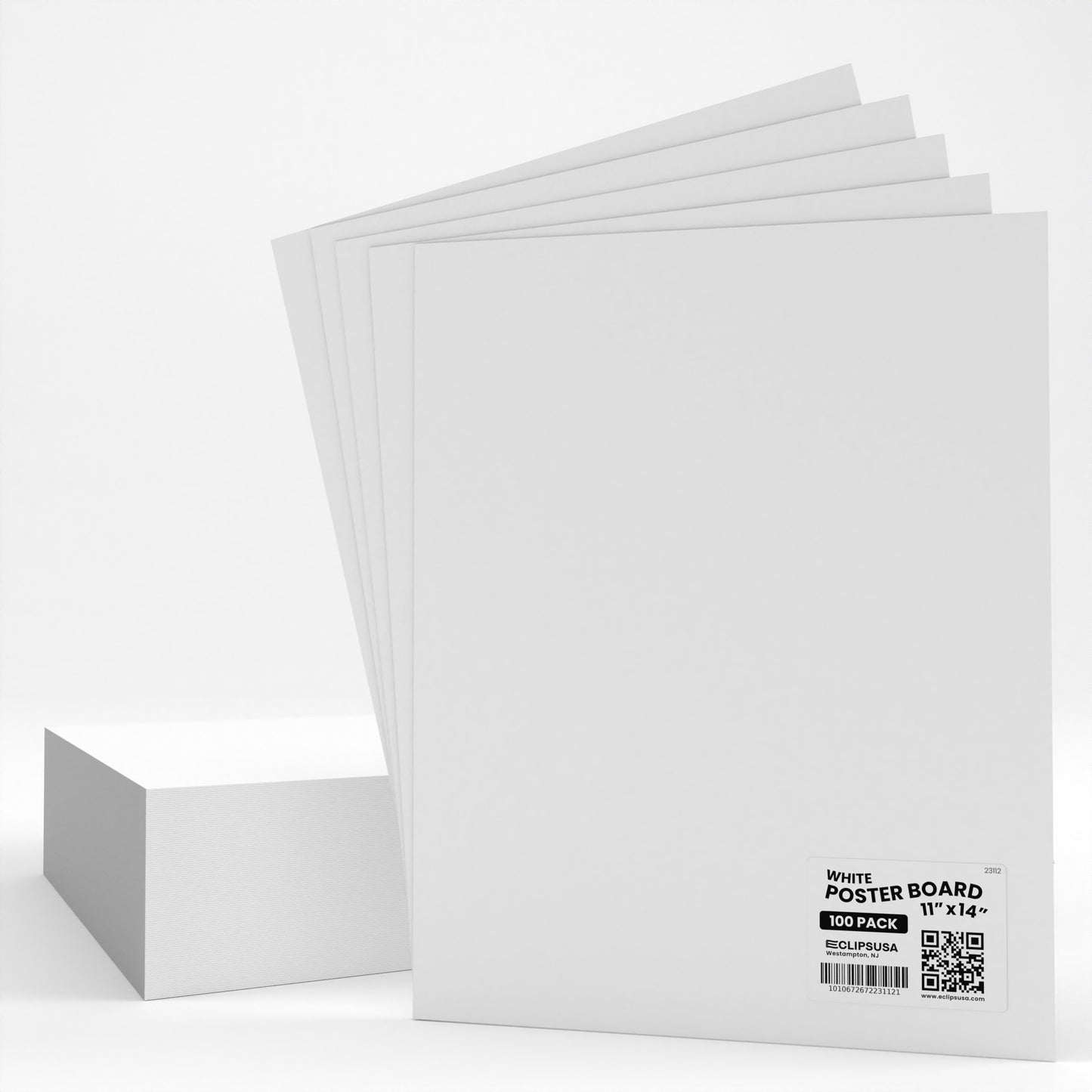 White Poster Boards - 11 X 14 Inches