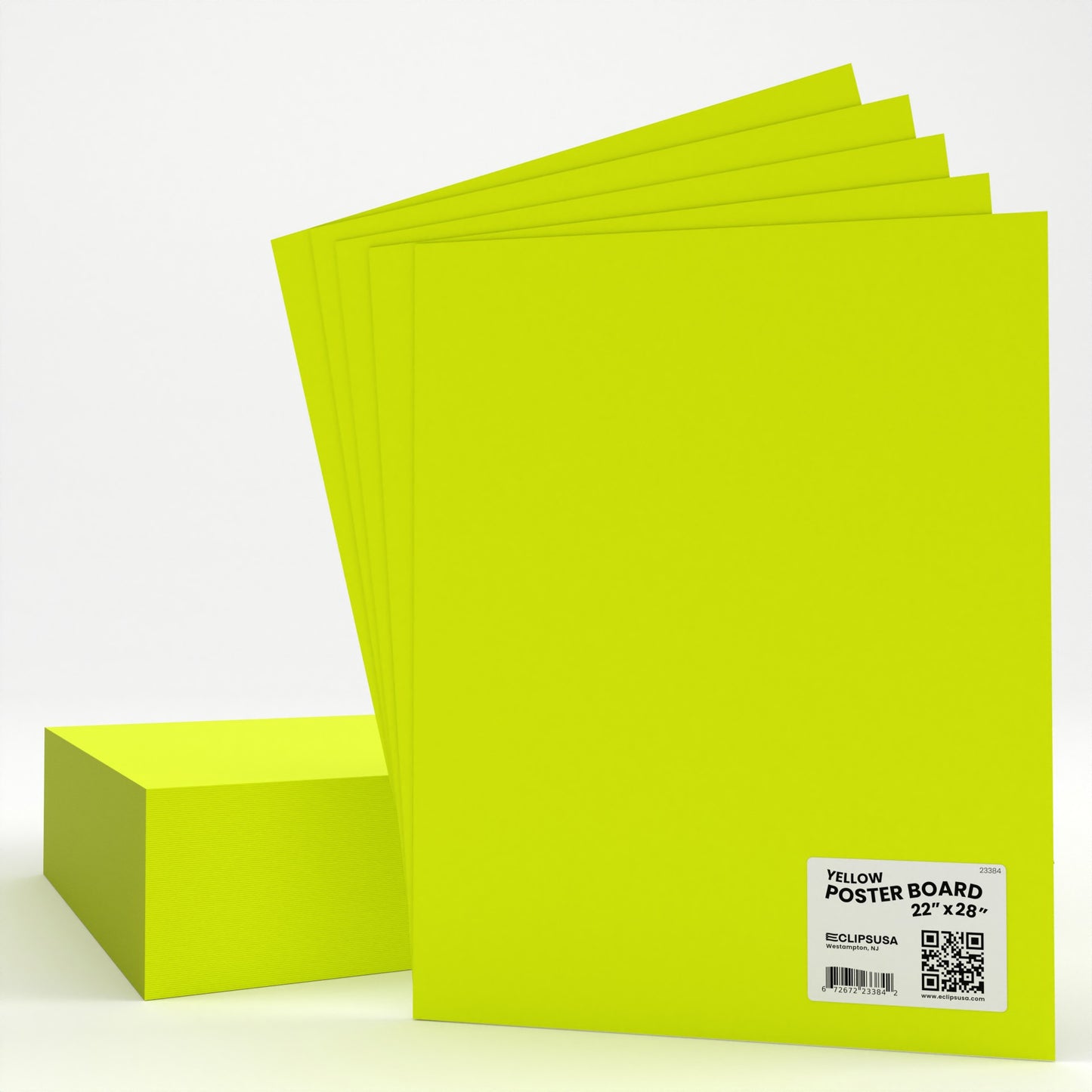 23384: Neon Yellow Poster Boards 22x28