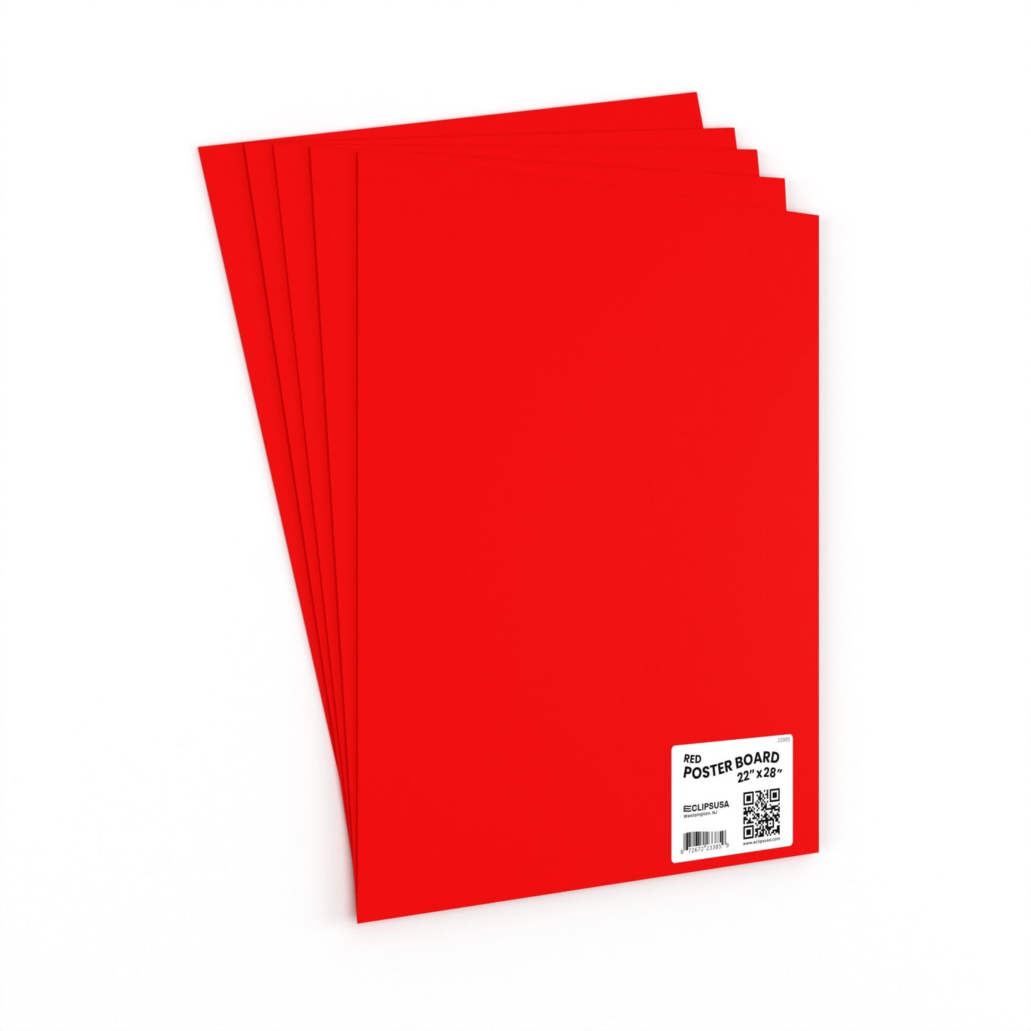 Large Red Poster Boards - 22 X 28 Inches