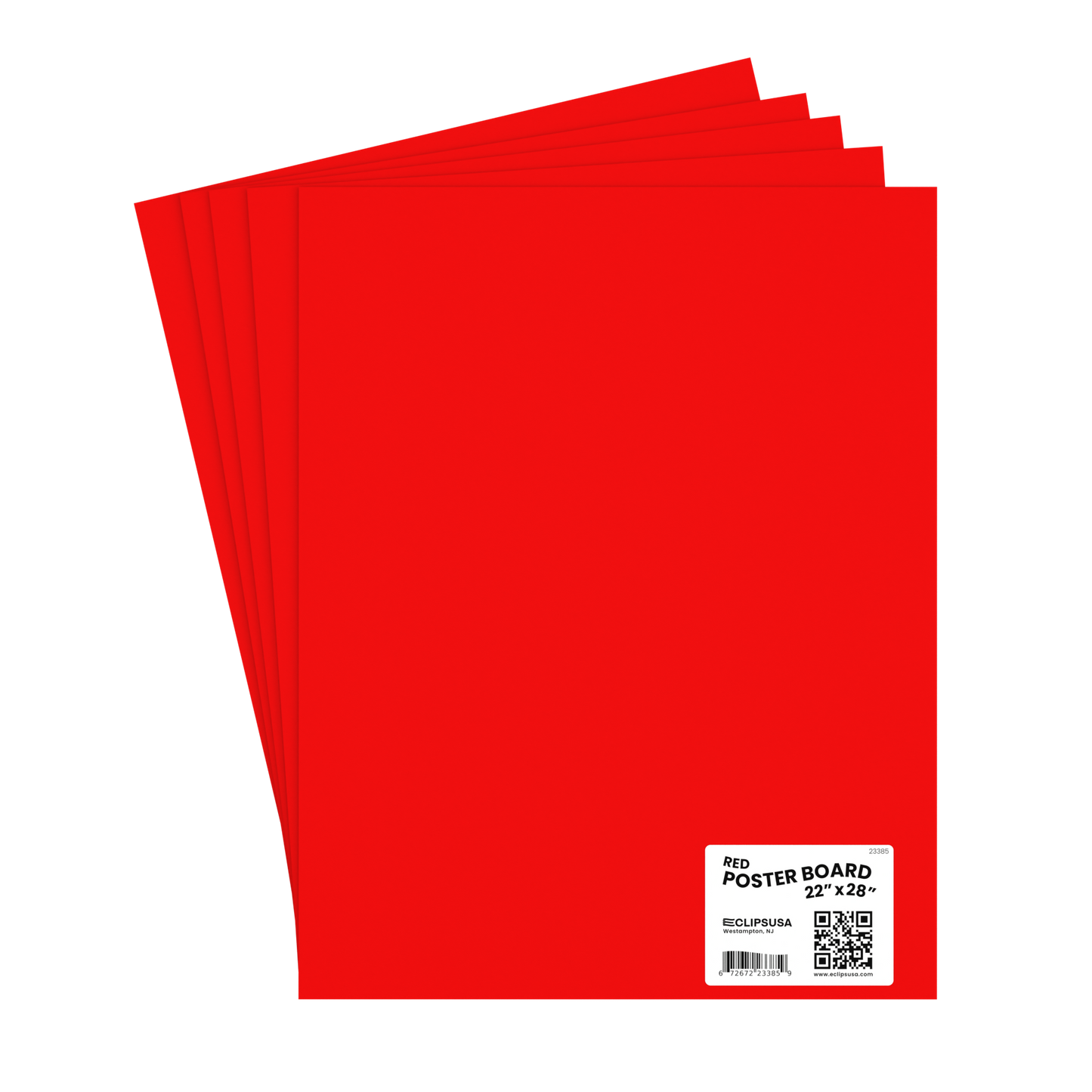 23385: Red Poster Boards 22x28