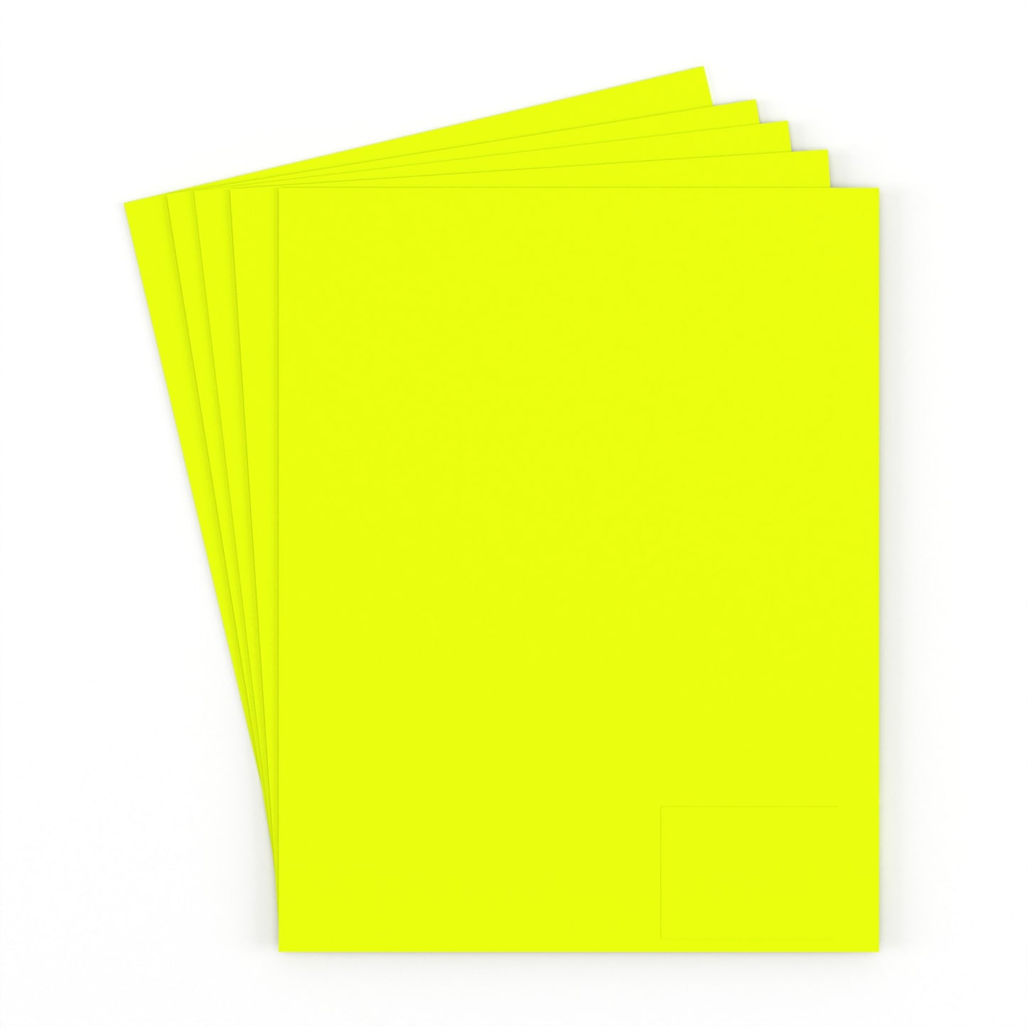 Large Neon Yellow Poster Boards - 22 X 28 Inches