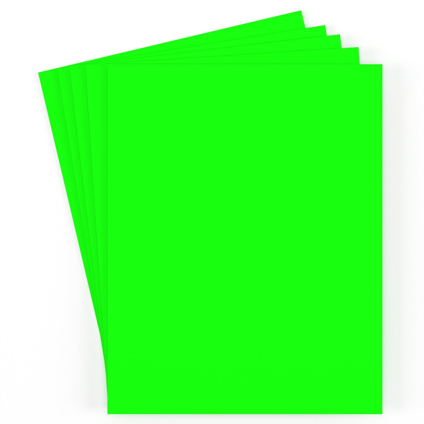 Large Neon-Green Poster Boards - 22 x 28, Inches