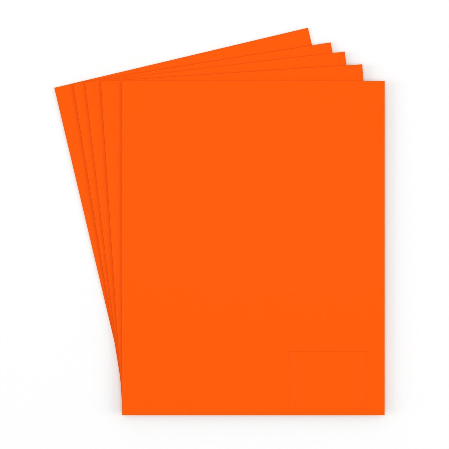 Large Neon-Orange Poster Boards - 22 X 28 Inches