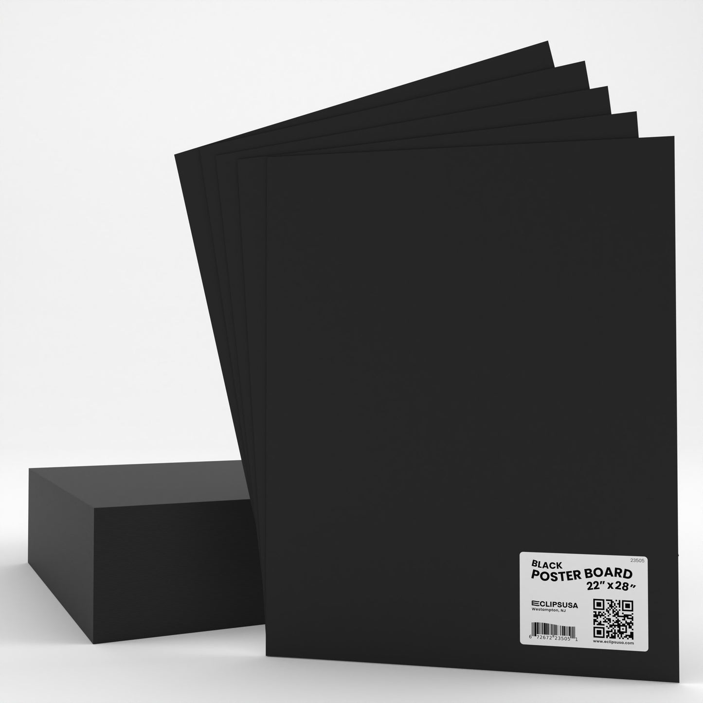 23505: Black Poster Boards 22x28