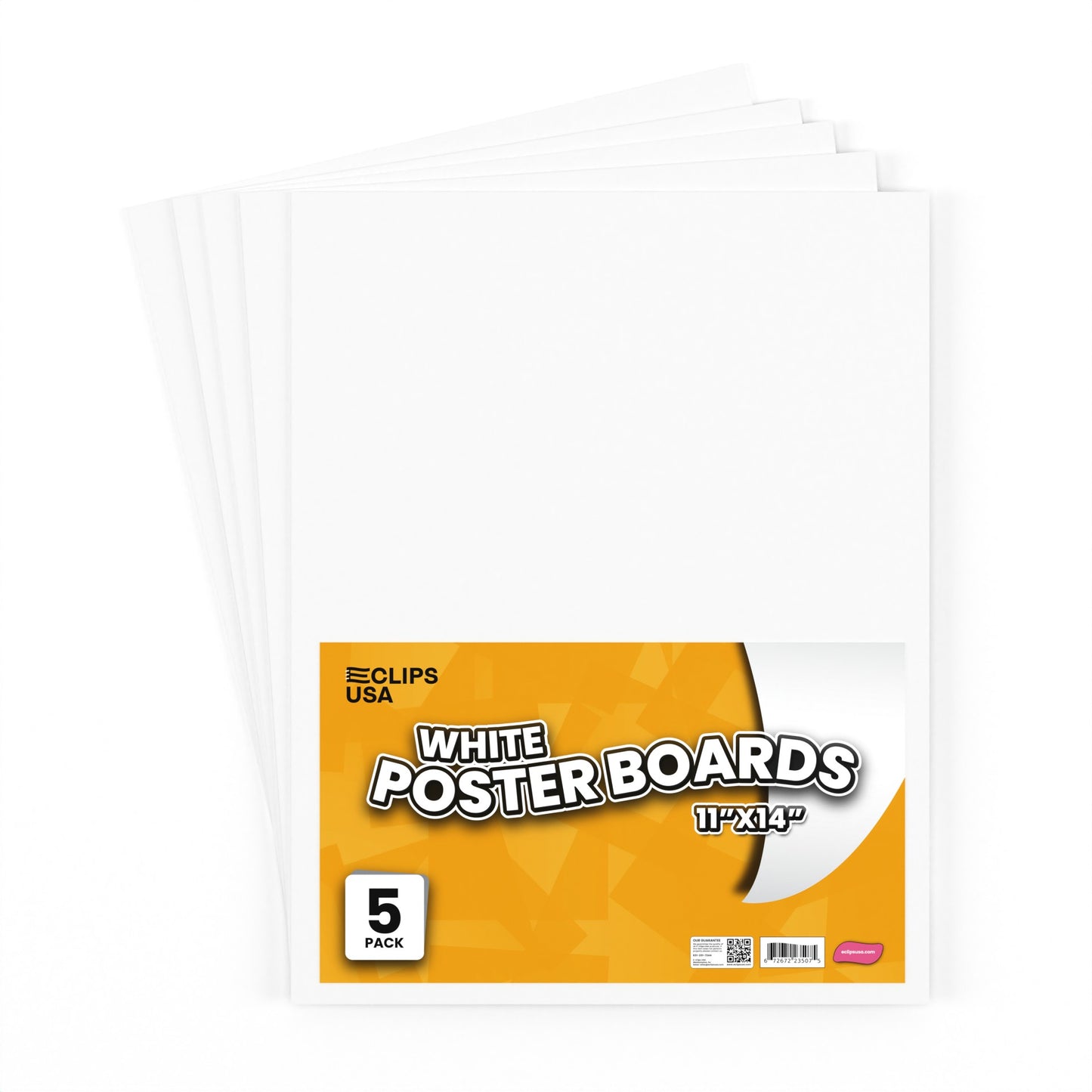 White Poster Boards - 11 X 14 Inches, 5 Pack