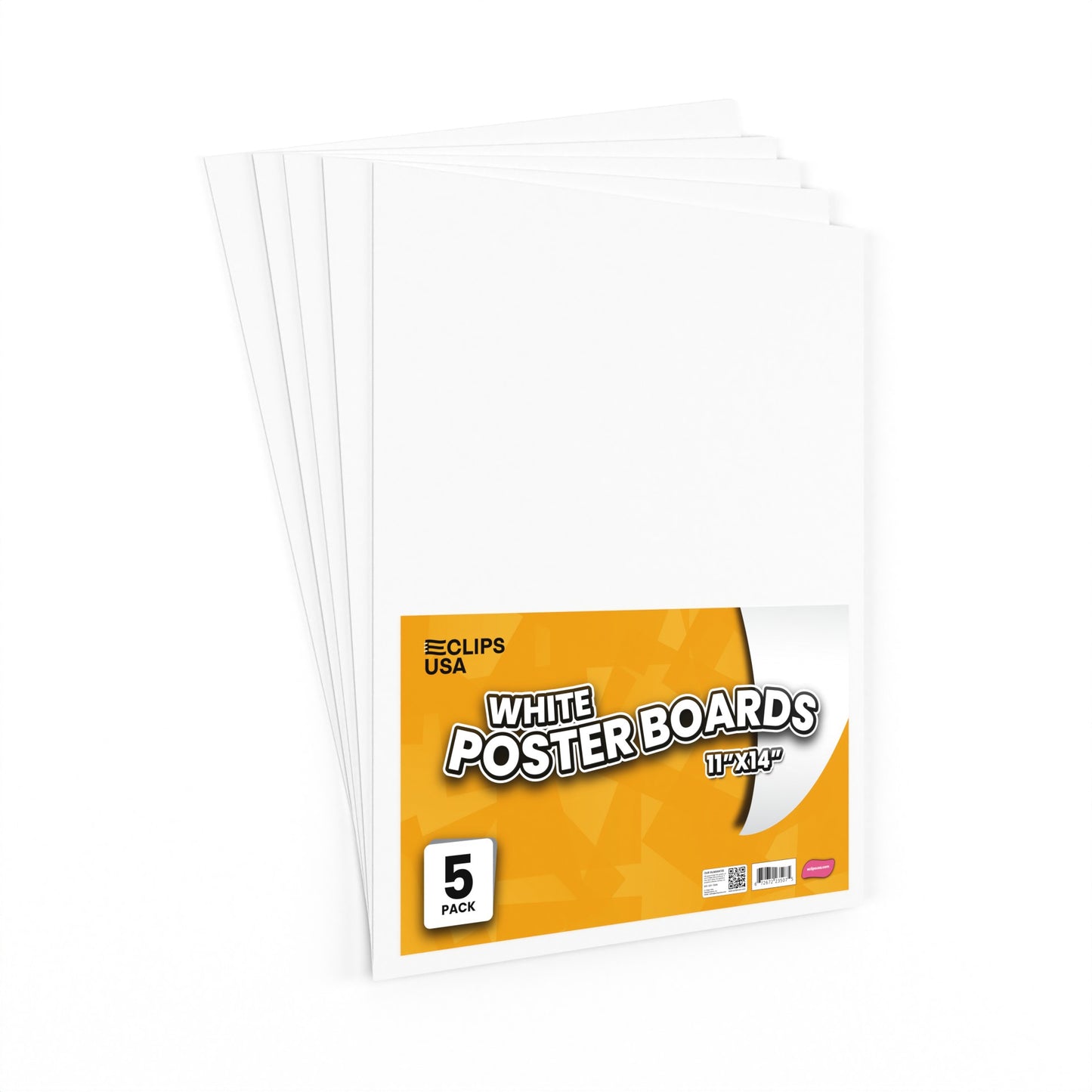 White Poster Boards - 11 X 14 Inches, 5 Pack