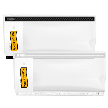 26302: Clear Pencil Pouch With Holes, 6.25x10