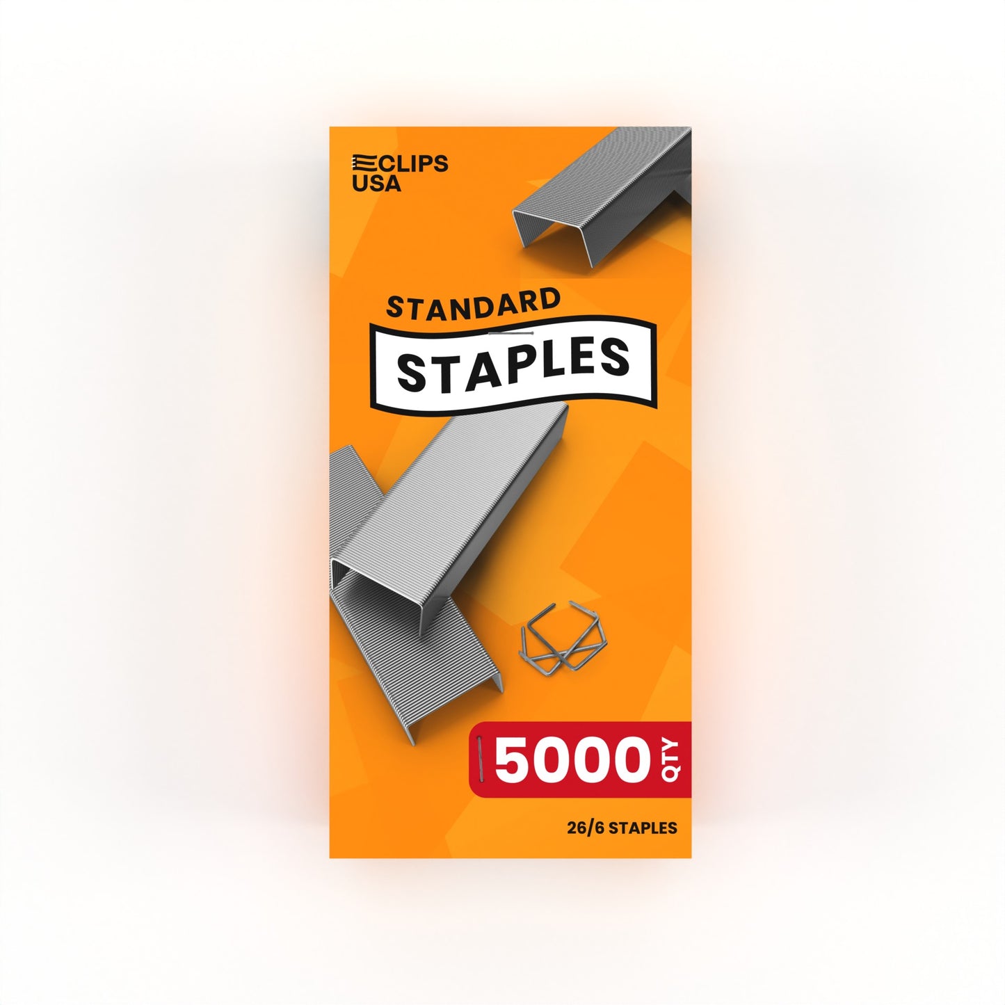 Standard 26/6 Full-Strip Staples - 5000-count