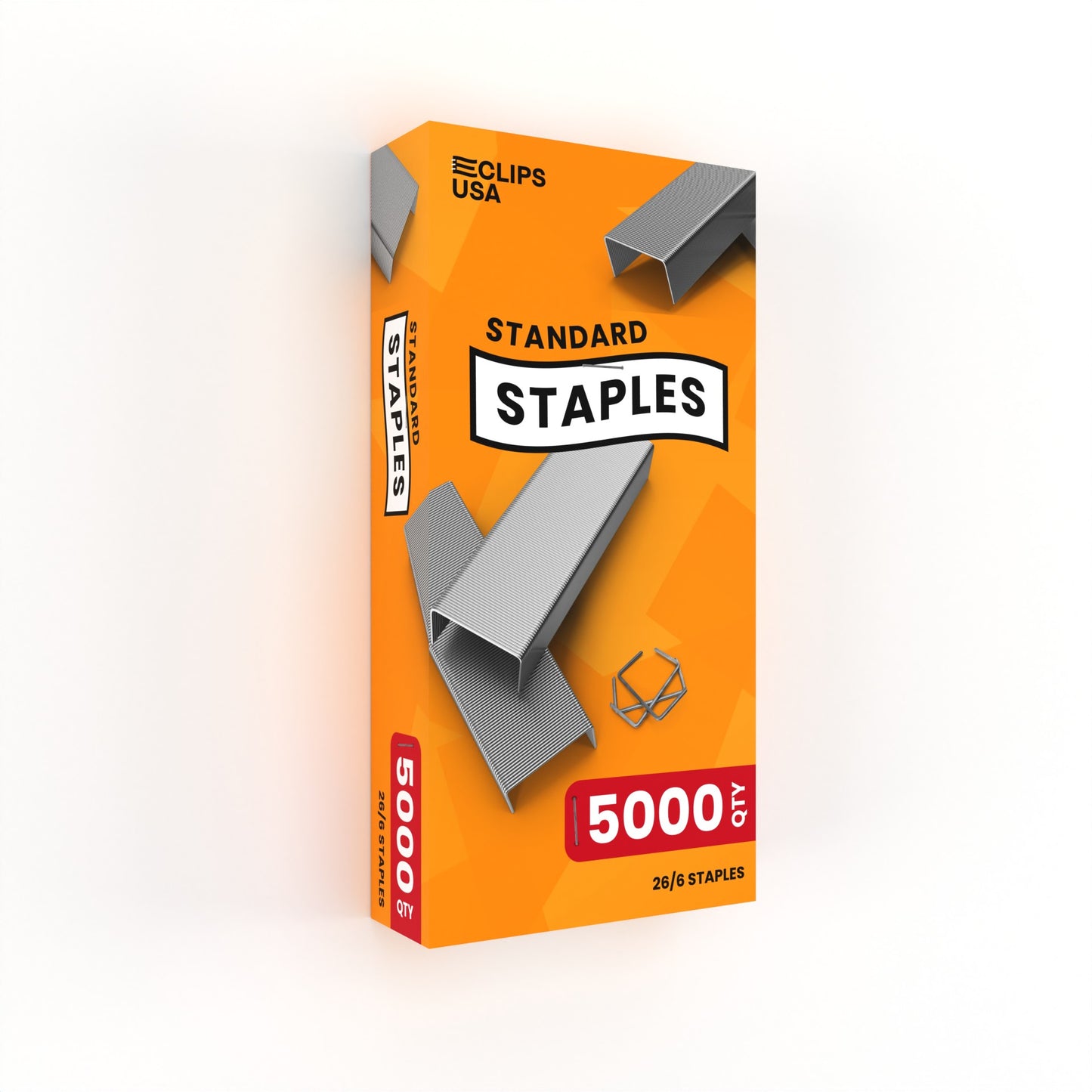 Standard 26/6 Full-Strip Staples - 5000-count