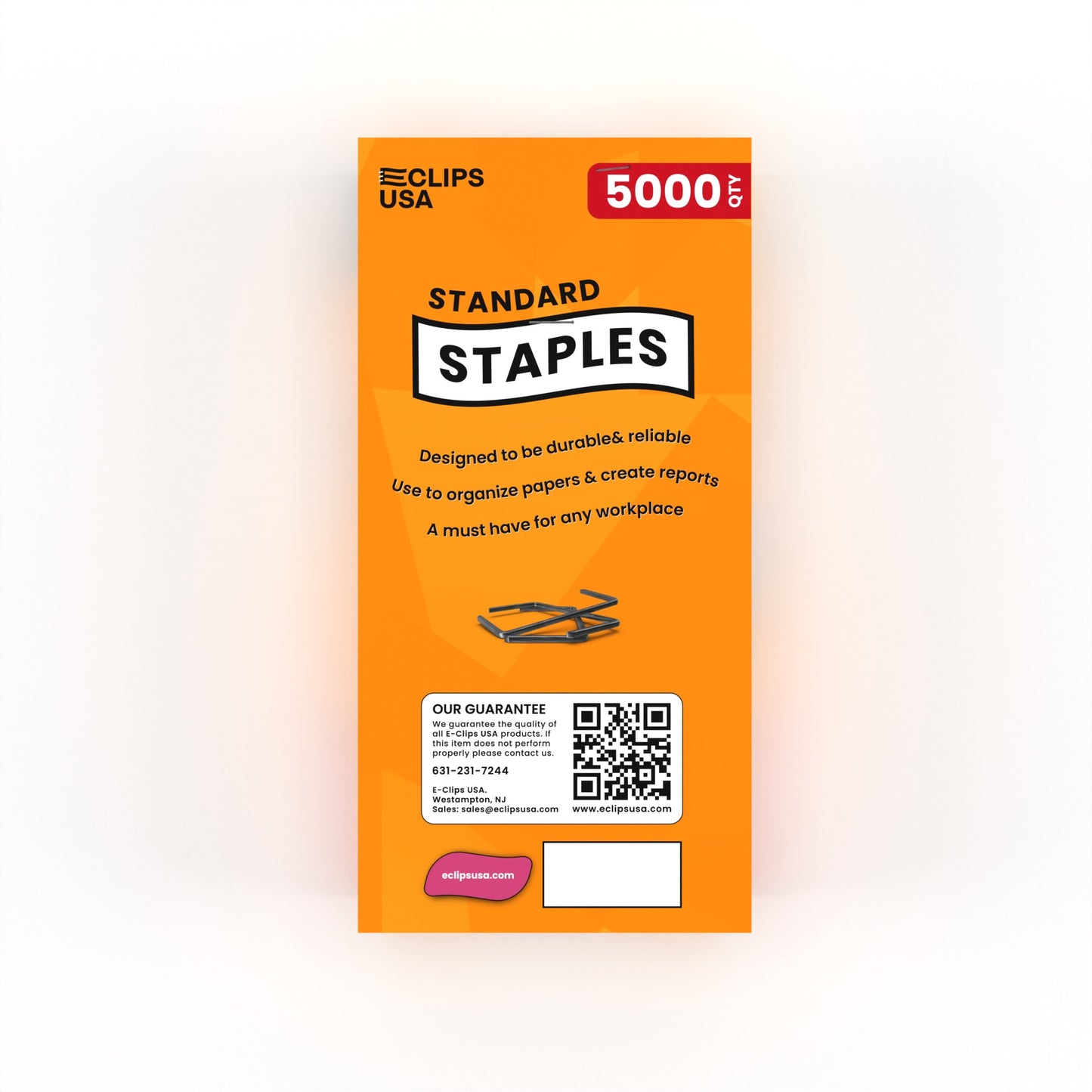 Standard 26/6 Full-Strip Staples - 5000-count