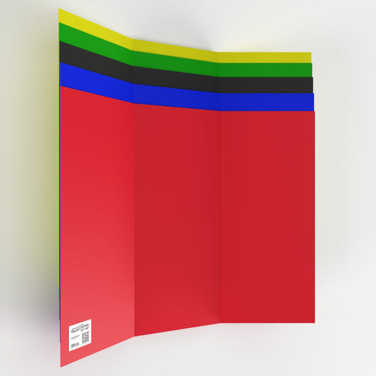 24 BOARDS: Colored Project Display Board - Cardboard Tri-fold