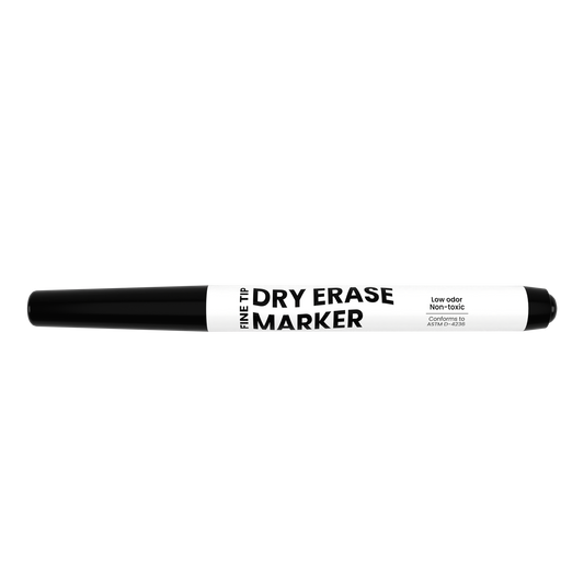 Dry Erase Markers:  (Black) Fine Tip, Bulk | Case Pack: 250