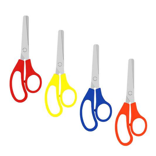 Scissors:  (Assorted Colors) 5", Blunt Tip, Bulk | Case Pack: 500