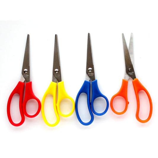 41638: Scissors, 5" Point Tip - Assorted Colors, Bulk