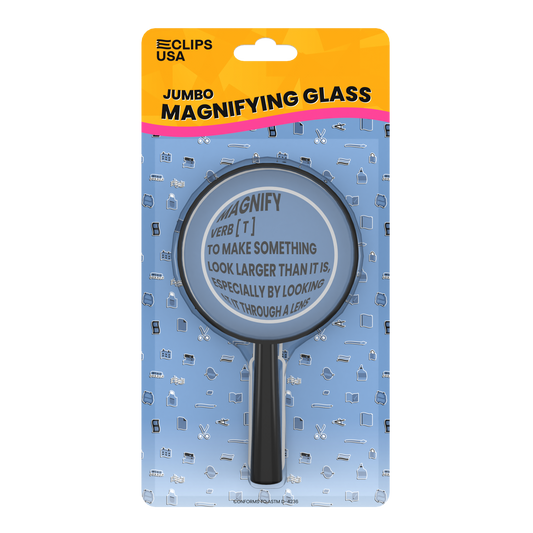 Magnifying Glass: Jumbo, (Black), units/48