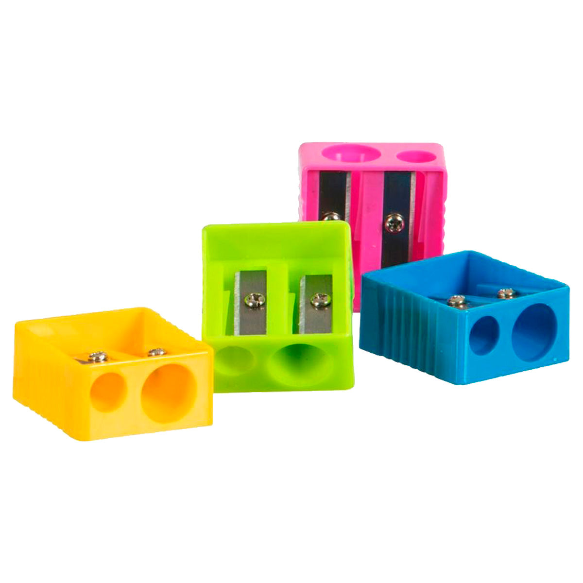 45500:  Pencil and Crayon Sharpener, Assorted Colors