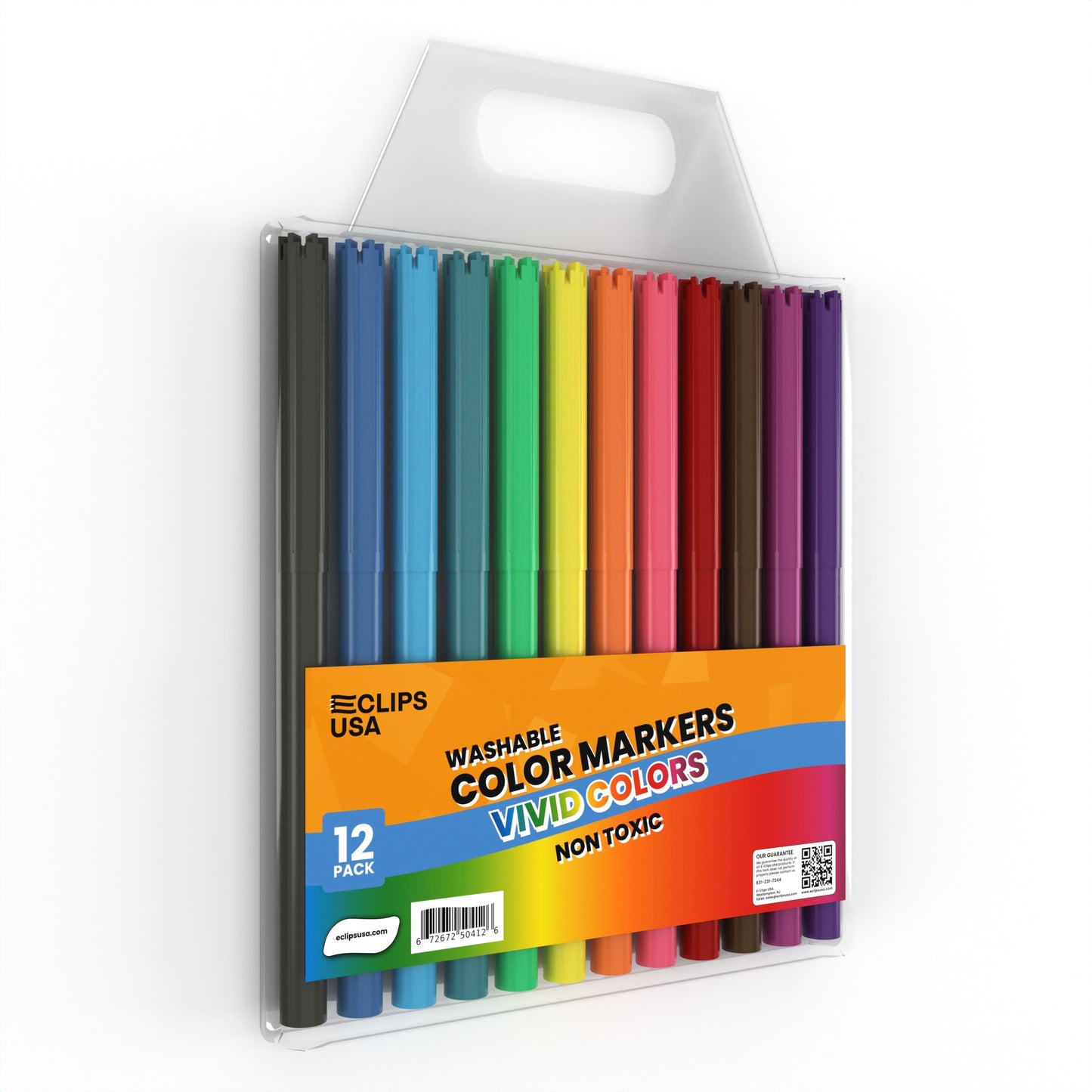 48 BOXES: Washable Watercolor Markers - Assorted Vivid Colors, Non-toxic